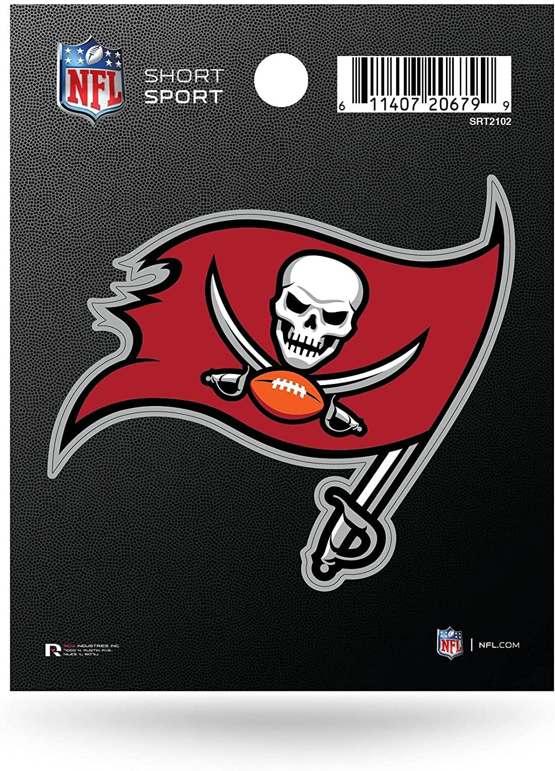 Tampa Bay Buccaneers 3 Inch Sticker Decal Die Cut Flat Vinyl Full Adhesive Backing