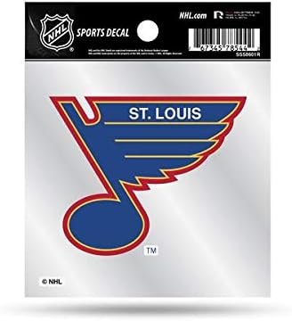 St Louis Blues 4x4 Inch Decal Sticker Retro Logo Clear Backing