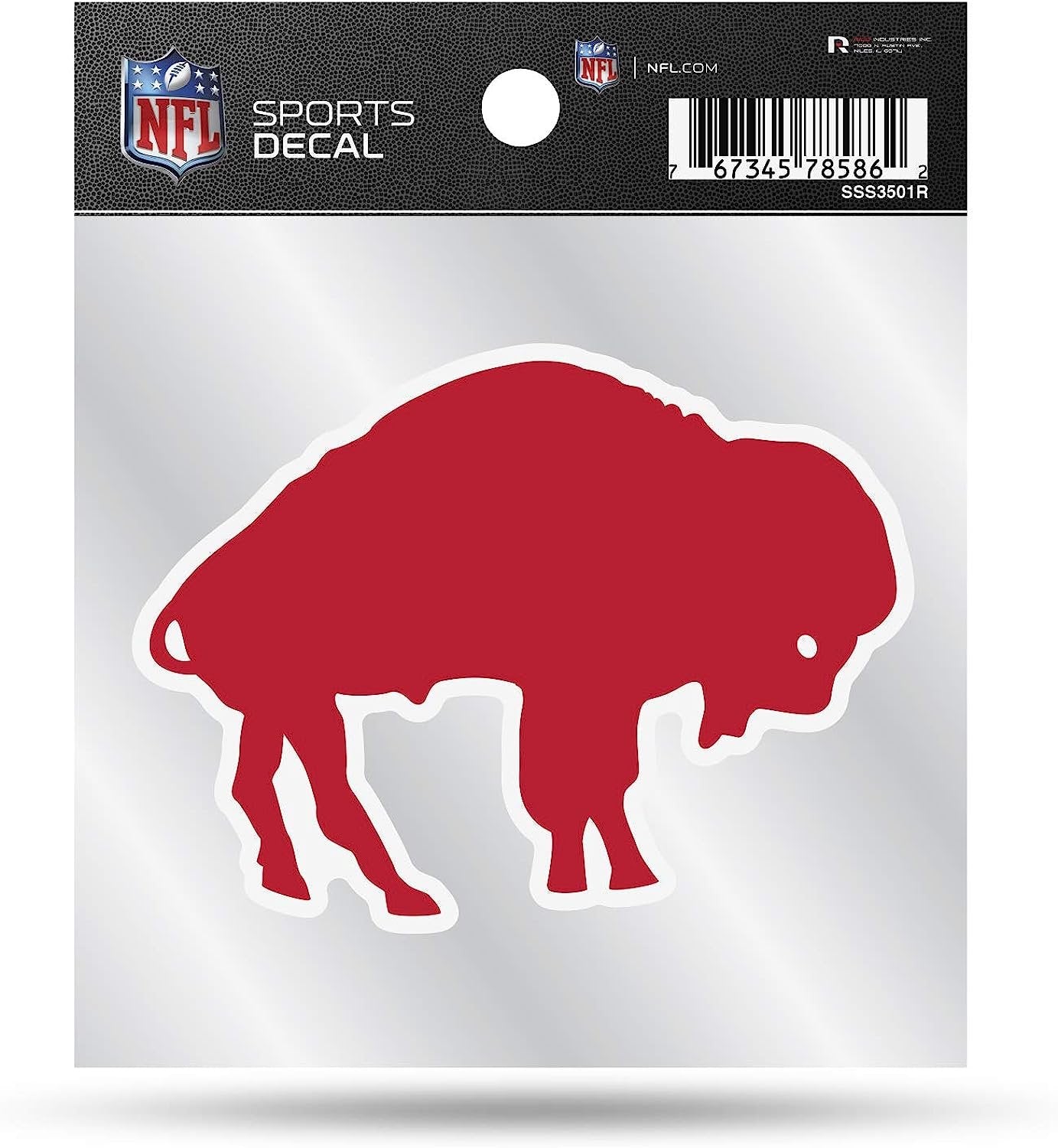 NFL Rico Industries Buffalo Bills Retro 4"x4" Small Style Decal
