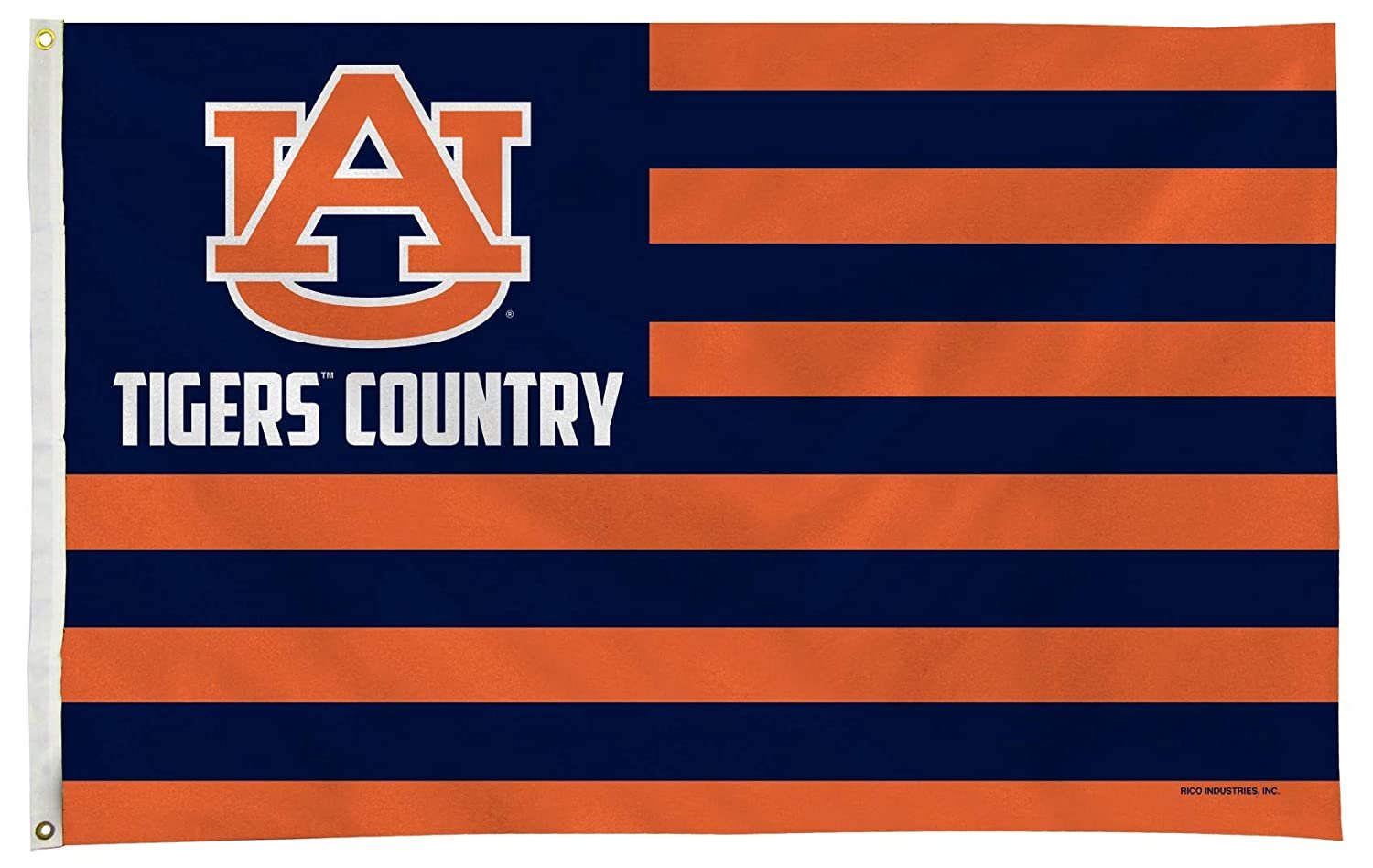 Auburn University Tigers Premium 3x5 Feet Flag Banner, Country Design, Metal Grommets, Outdoor Use, Single Sided 1