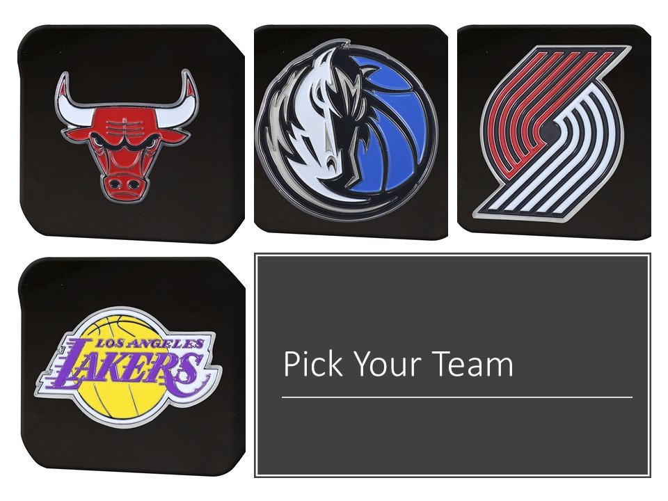 Atlanta Hawks Solid Metal Black Hitch Cover with Color Metal Emblem 2 Inch Square Type III