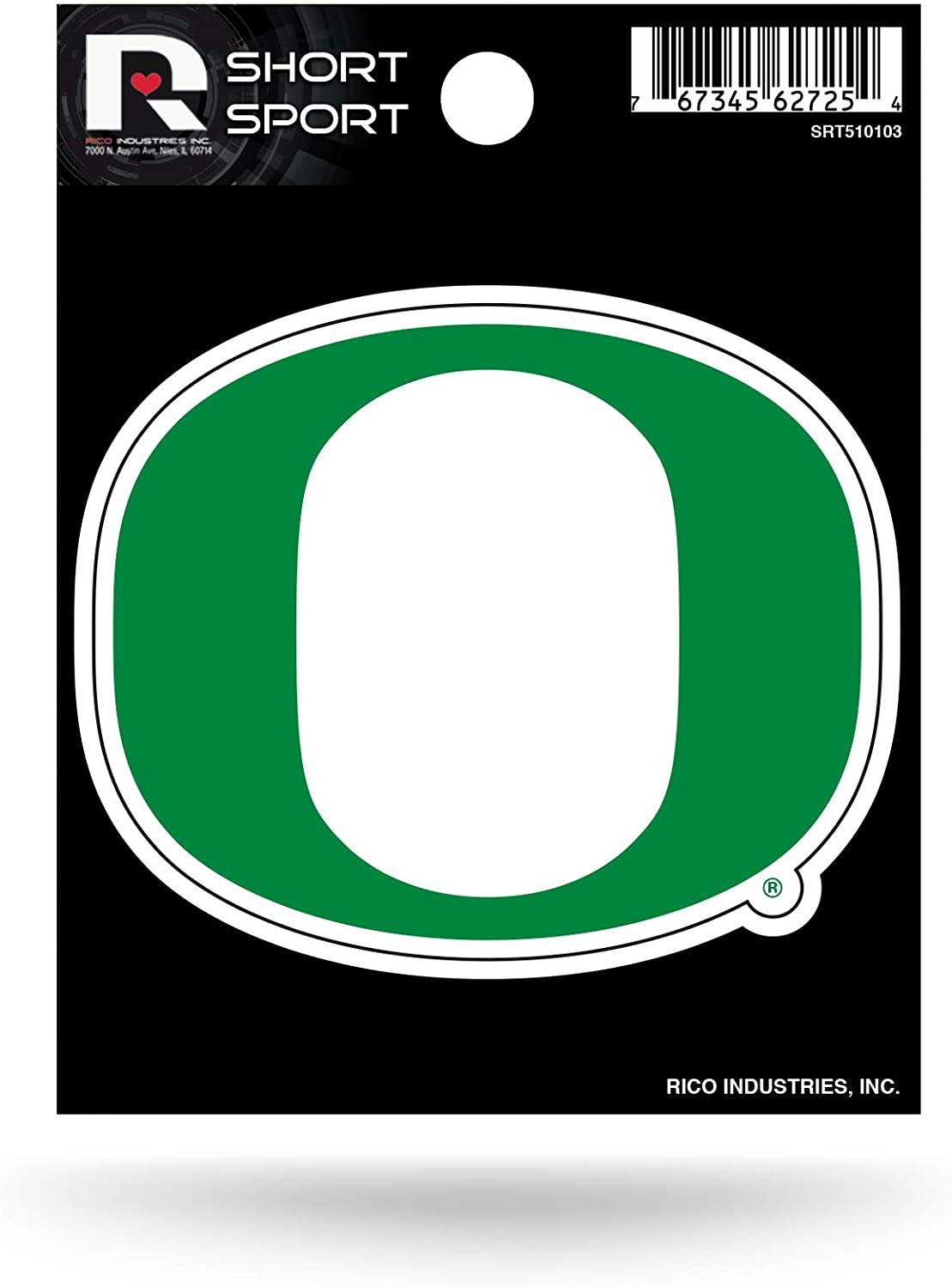 University of Oregon Ducks 3 Inch Decal Sticker, Flat Vinyl Die Cut, Full Adhesive Backing