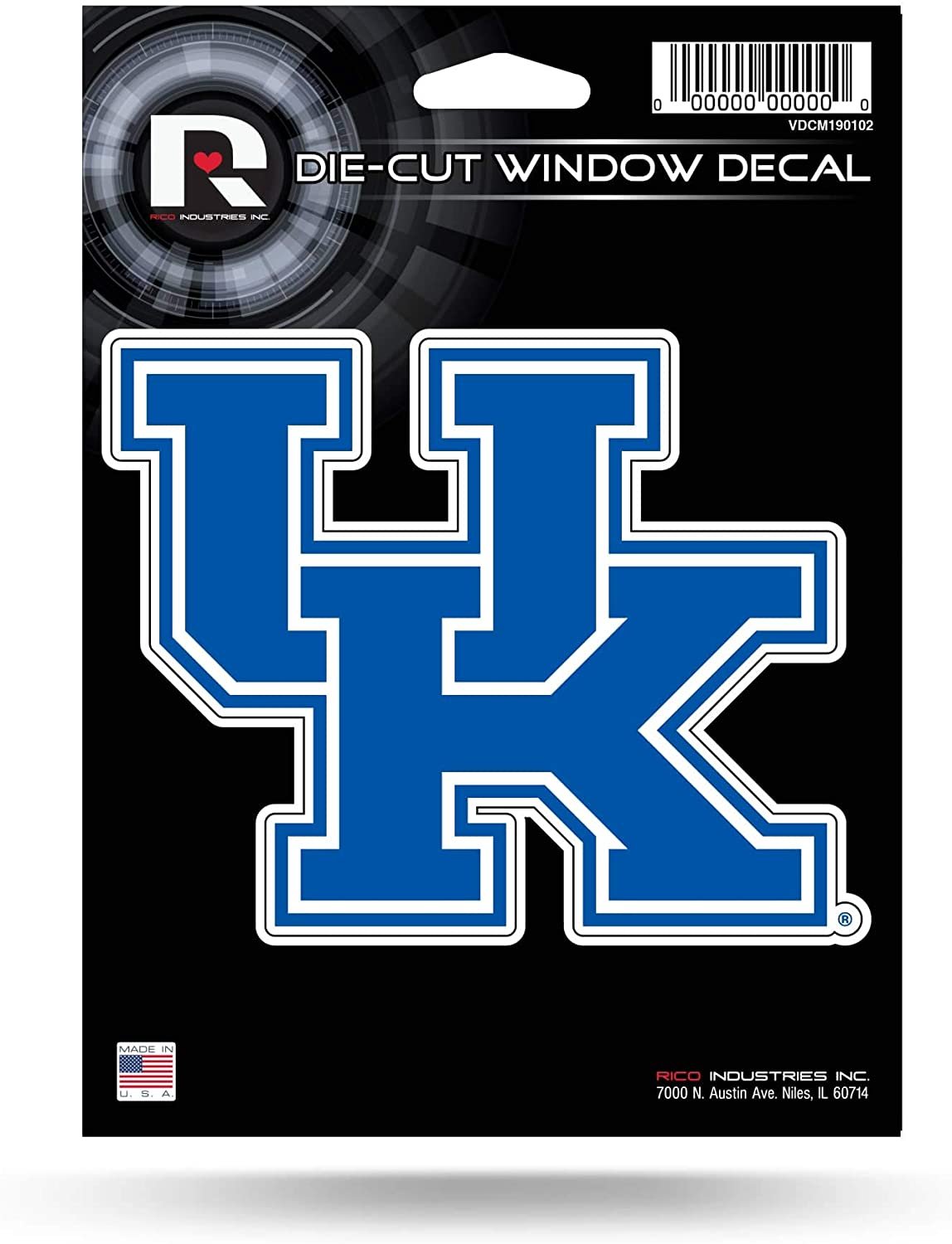 Rico Industries NCAA Kentucky Wildcats Die Cut Vinyl Decal 1