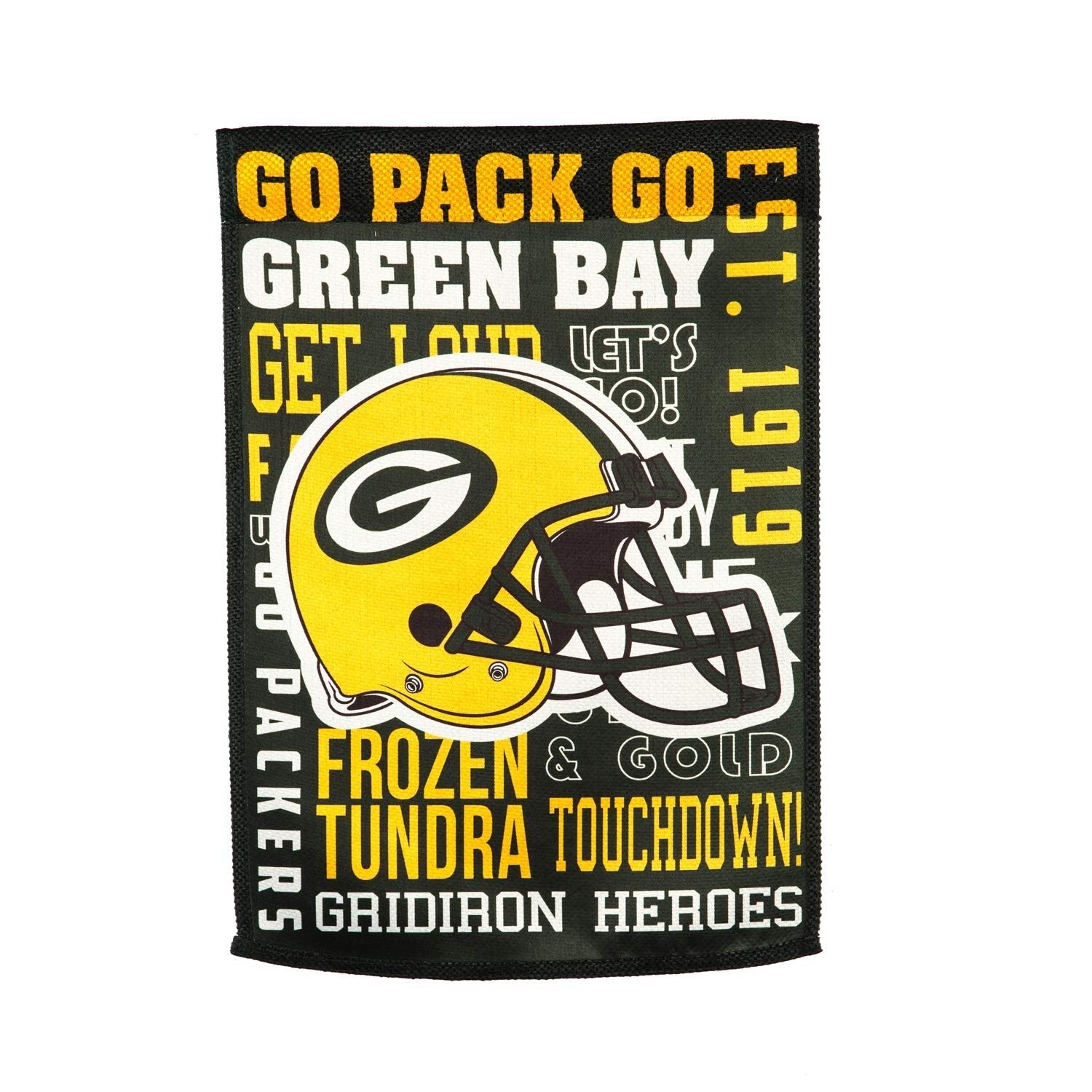 Green Bay Packers Premium Double Sided Banner Flag 28x44 Inch Fan Rules Design Indoor Outdoor 3