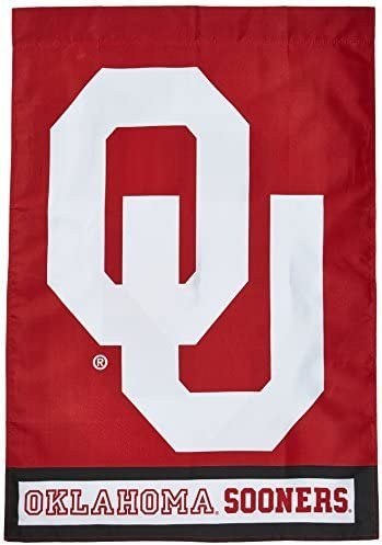 University of Oklahoma Sooners Premium 2-Sided 28x40 Inch Banner Flag with Pole Sleeve