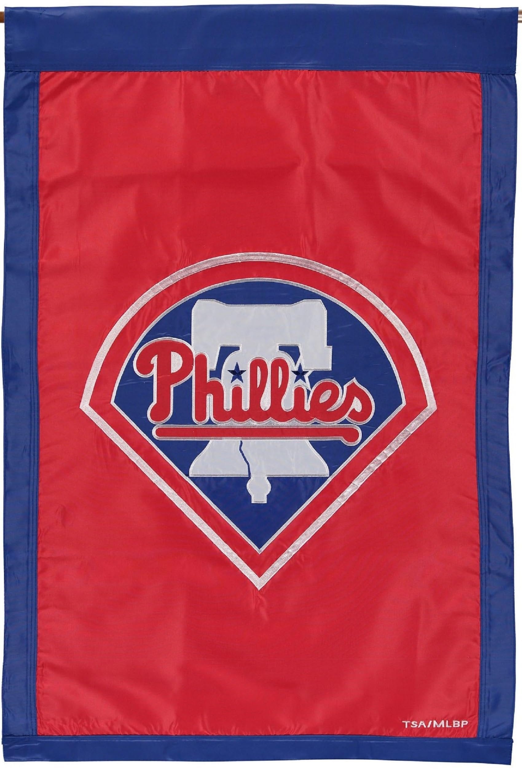 Philadelphia Phillies Premium Double Sided House Flag Banner, Applique Embroidered, 28x44 Inch, Display Pole Sold Seperately, Officially Licensed 1