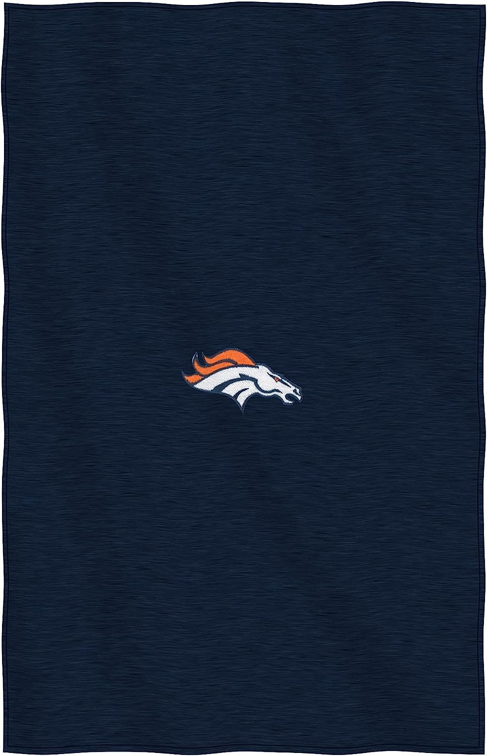 Denver Broncos Throw Blanket, Sweatshirt Design, Embroidered Logo, Dominate Style, 54x84 Inch 1