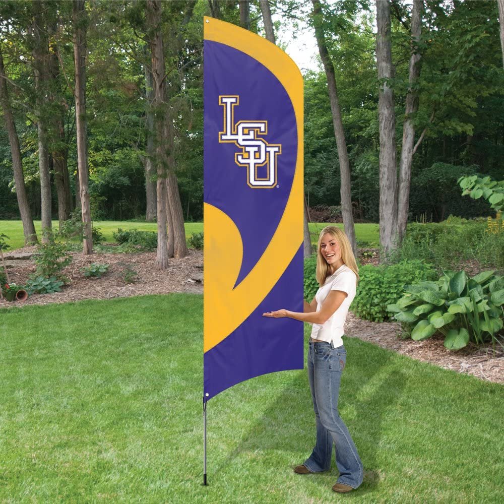 Party Animal NCAA LSU Tigers College Tailgating Flag Kit