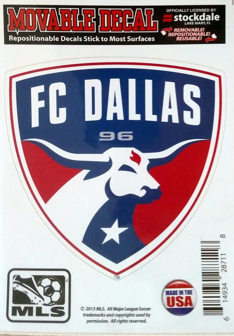 FC Dallas 5" Vinyl Die Cut Decal Sticker Repositionable MLS Soccer Football Club 1