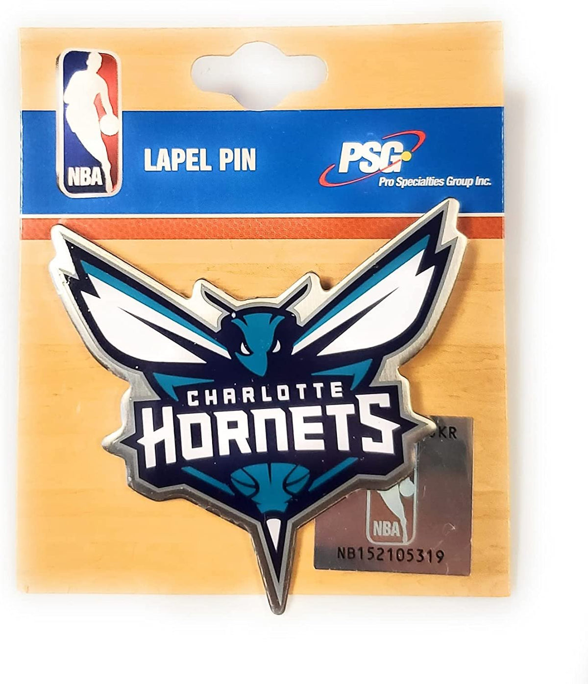 Charlotte Hornets Metal Hat Lapel Pin Basketball 1