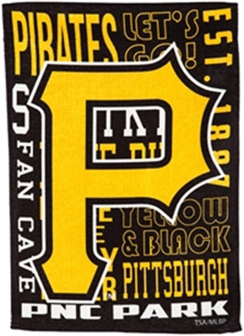 Pittsburgh Pirates Fan Rules Premium 2-Sided 28x44 Banner Outdoor Flag Baseball 1
