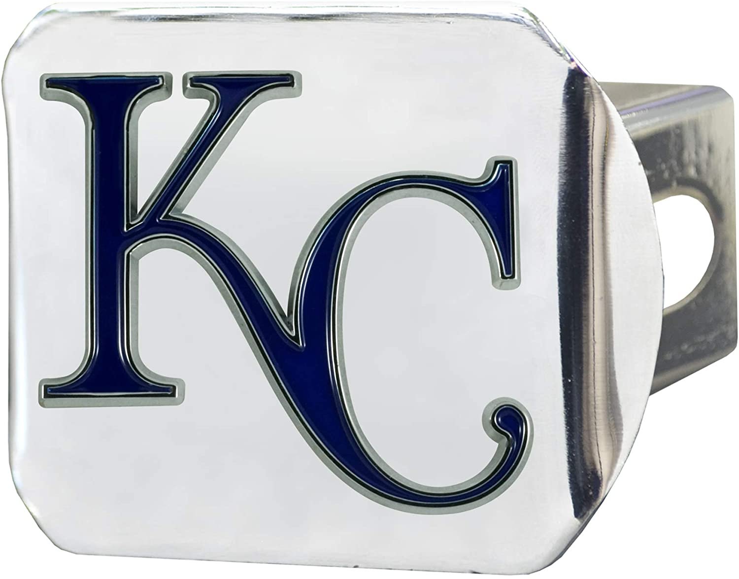 Kansas City Royals Hitch Cover Solid Metal with Raised Color Metal Emblem 2" Square Type III