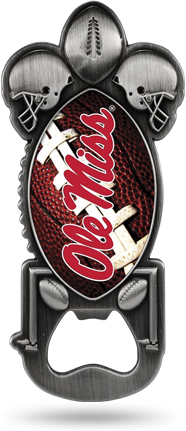 Mississippi Rebels "Ole Miss" Magnetic Metal Bottle Opener Party Starter University of 1