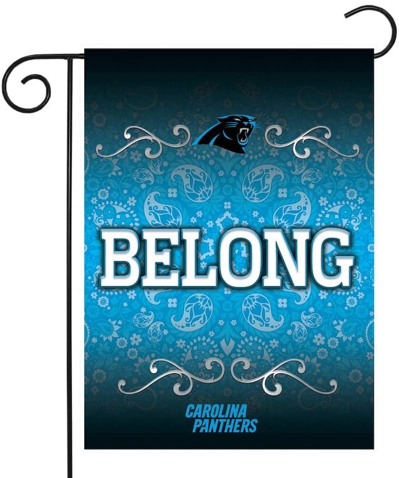 Carolina Panthers Premium Garden Flag Banner, Double Sided, 13x18 Inch 1