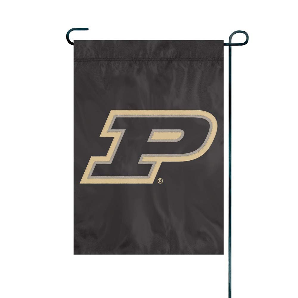 Purdue University Boilermakers Premium Garden Flag Banner, 12.5x18 Inch, Embroidered Applique, Nylon