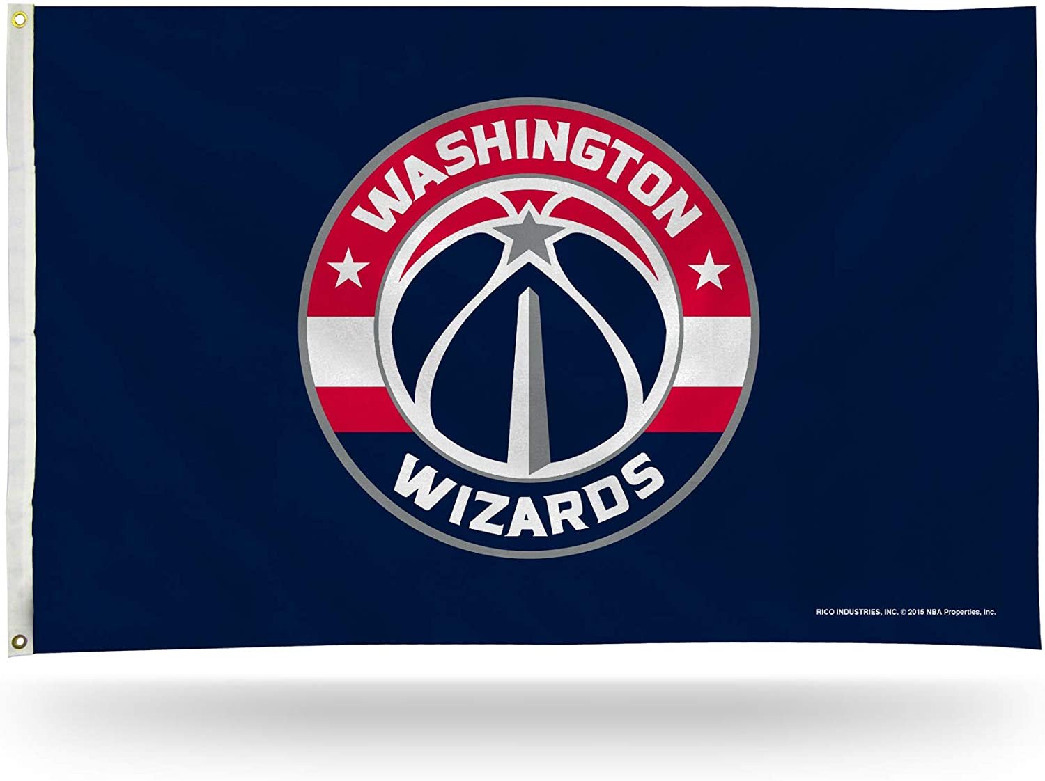 Washington Wizards Premium 3x5 Feet Flag Banner, Logo Design, Metal Grommets, Outdoor Use, Single Sided 1