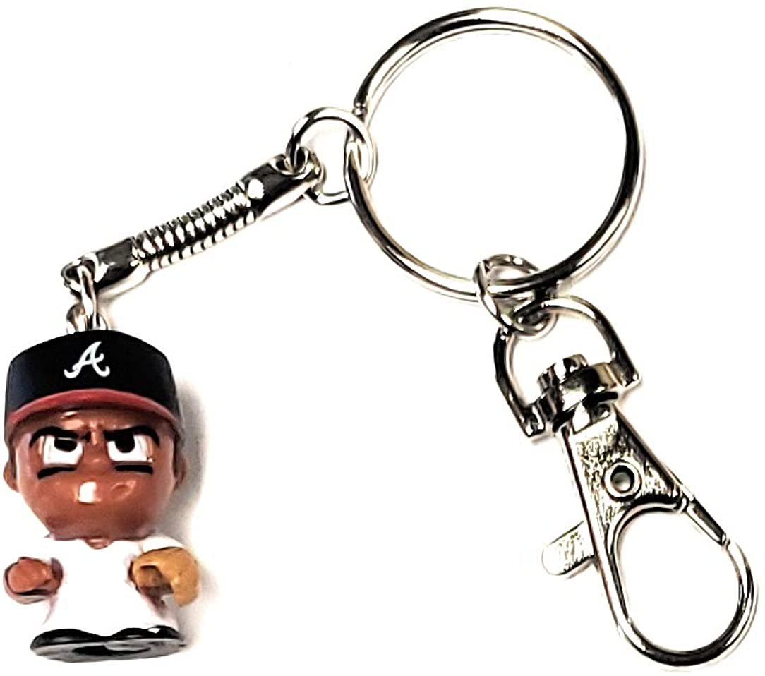 Atlanta Braves Teeny Mates Keychain Tag Along Figure Teenymates Baseball