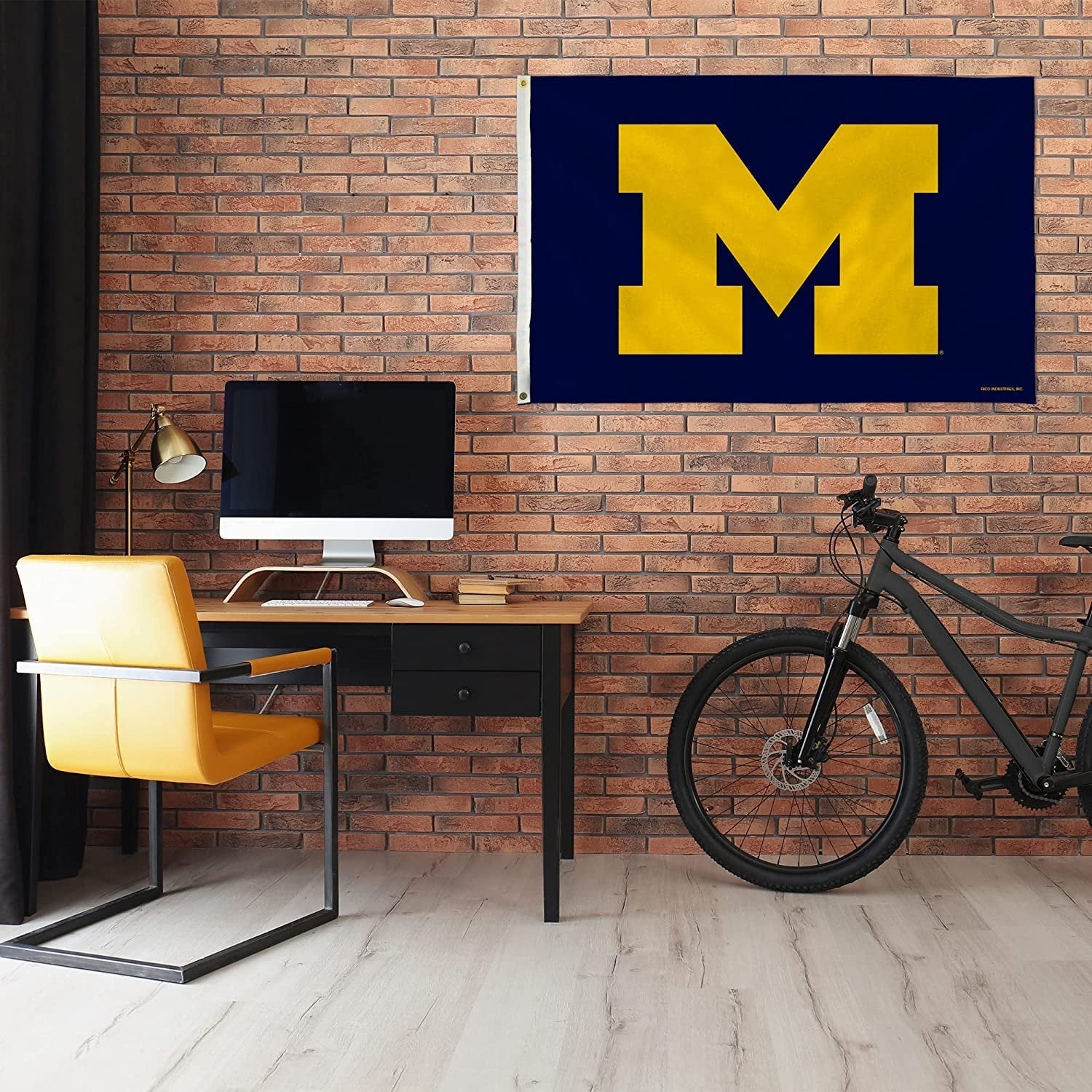 University of Michigan Wolverines Premium 3x5 Flag Banner Metal Grommets Outdoor Indoor 2