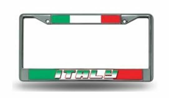 FIFA Italy Chrome Metal License Plate Tag Frame Cover World Cup Soccer Football 1