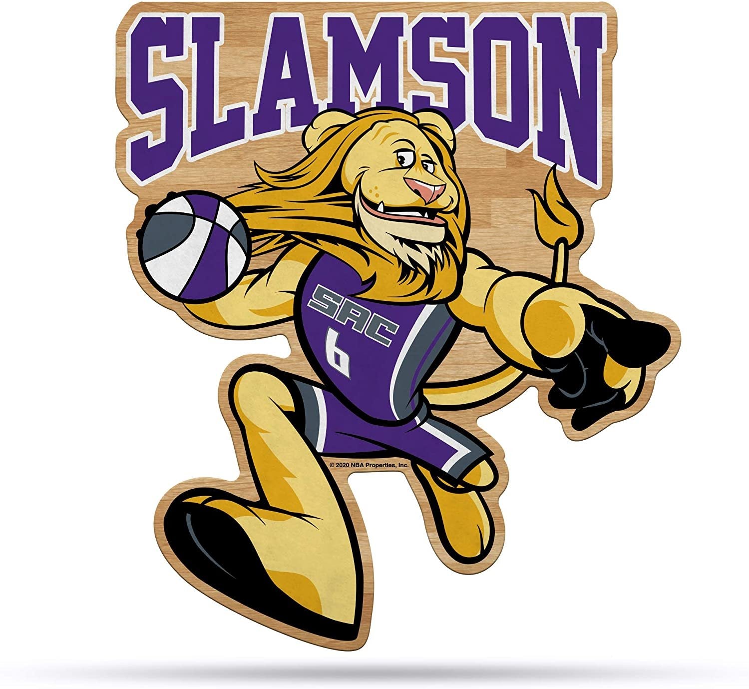 Sacramento Kings 18" Mascot Shape Pennant Soft Felt 1