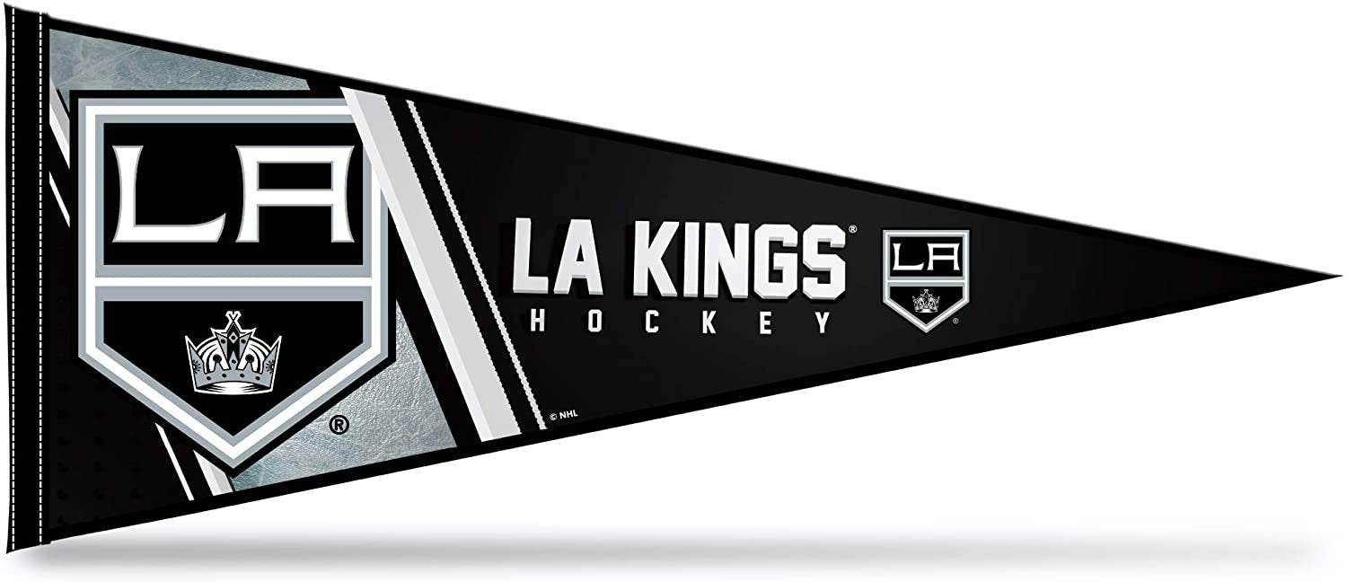 Los Angeles Kings Soft Felt Pennant, Primary Design, 12x30 Inch, Easy To Hang