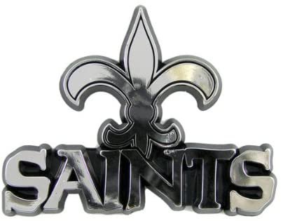 NFL New Orleans Saints Chrome Automobile Emblem 3