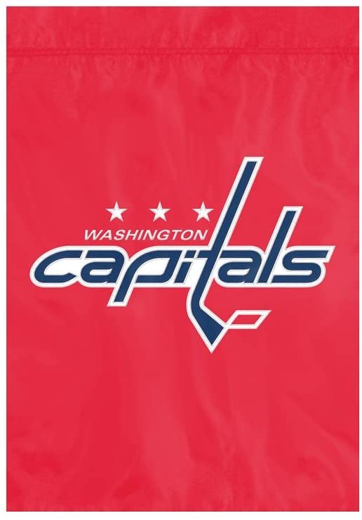 Washington Capitals Premium Garden Flag Banner Applique Embroidered 12.5x18 Inch