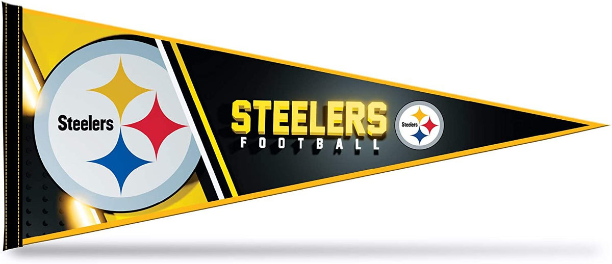 Pittsburgh Steelers Pennant 12x30 Inch Soft Felt