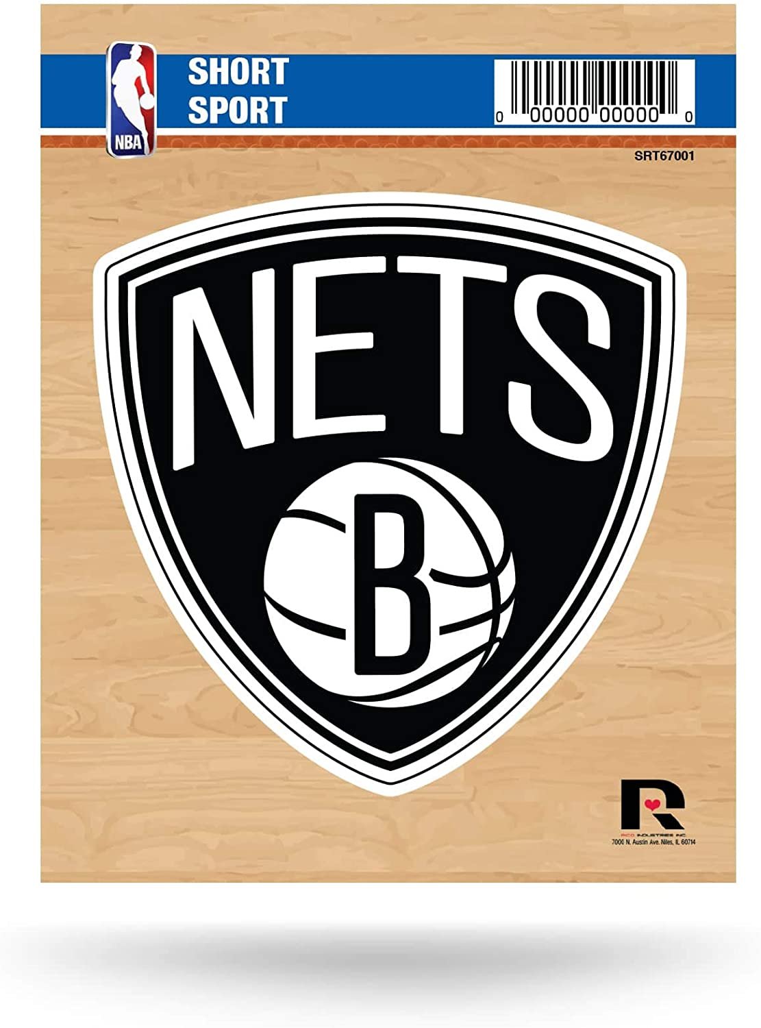 Brooklyn Nets 3 Inch Decal Sticker, Flat Vinyl, Die Cut, Full Adhesive Backing 1
