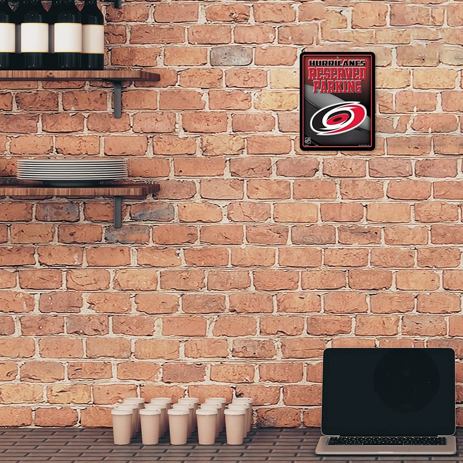 Carolina Hurricanes Metal Parking Novelty Wall Sign 8.5 x 11 Inch 3