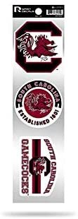 South Carolina Gamecocks 3 Piece Retro Spirit Decals Premium Throwback Stickers