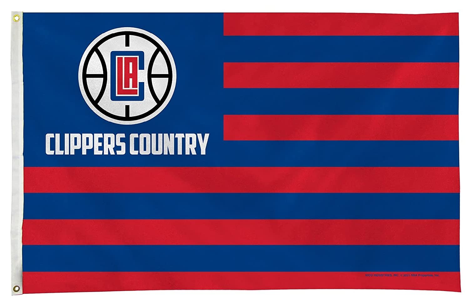 Los Angeles Clippers Flag Banner 3x5 Country Design Premium with Metal Grommets Outdoor House Basketball 1