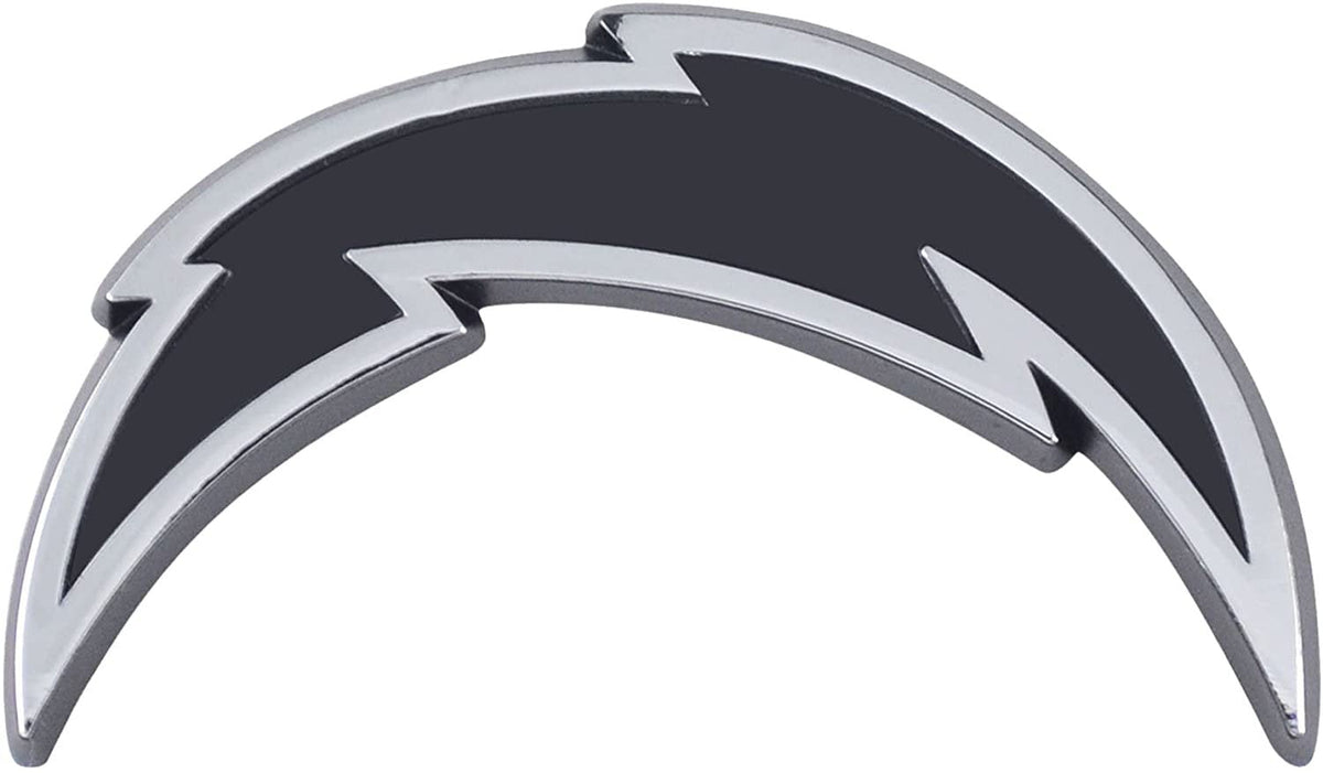 Los Angeles Chargers Solid Metal Raised Auto Emblem Decal Adhesive Backing