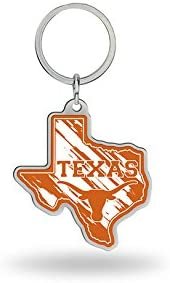 NCAA Texas Longhorns State Shape Keychainstate Shape Keychain, Burnt Orange, 2