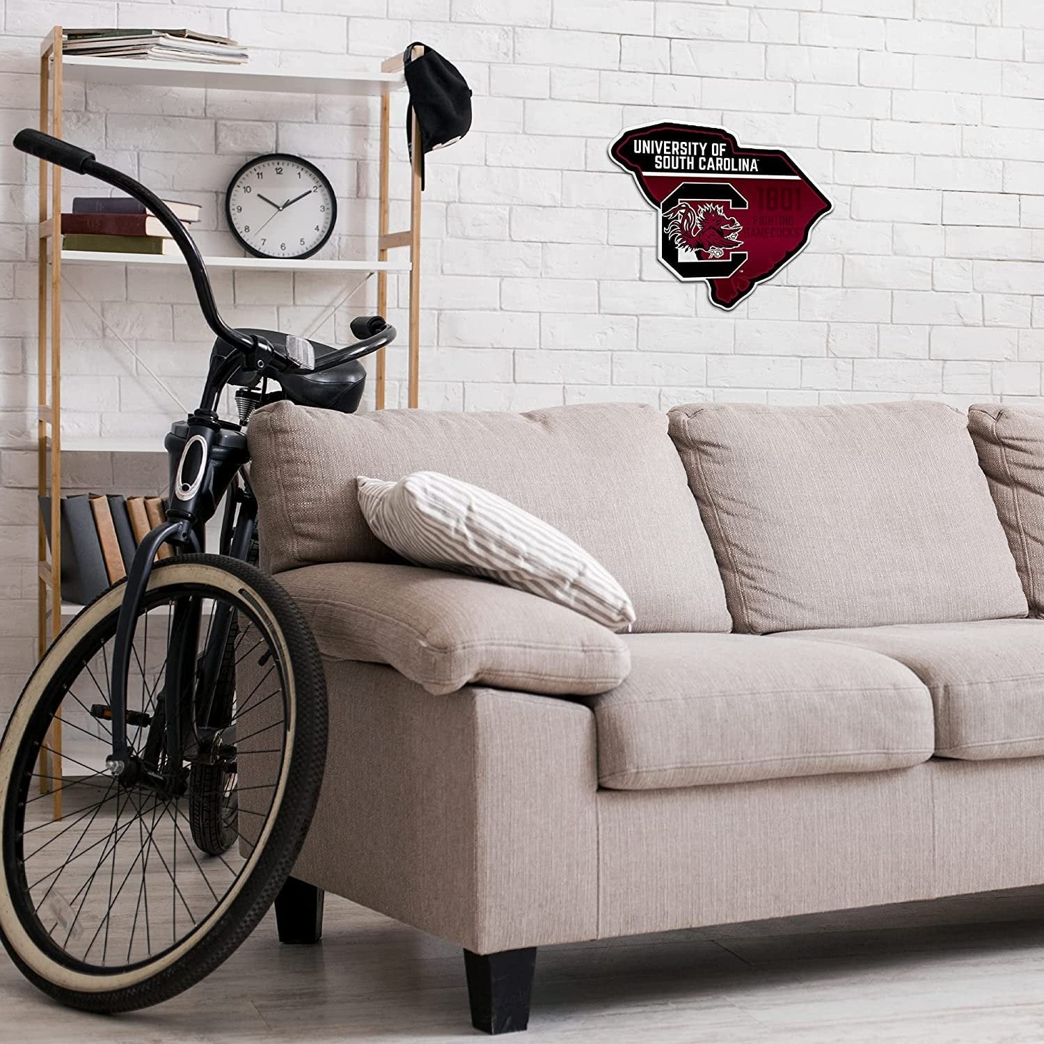 South Carolina Gamecocks Pennant State Shape 18 Inch Soft Felt University of 2
