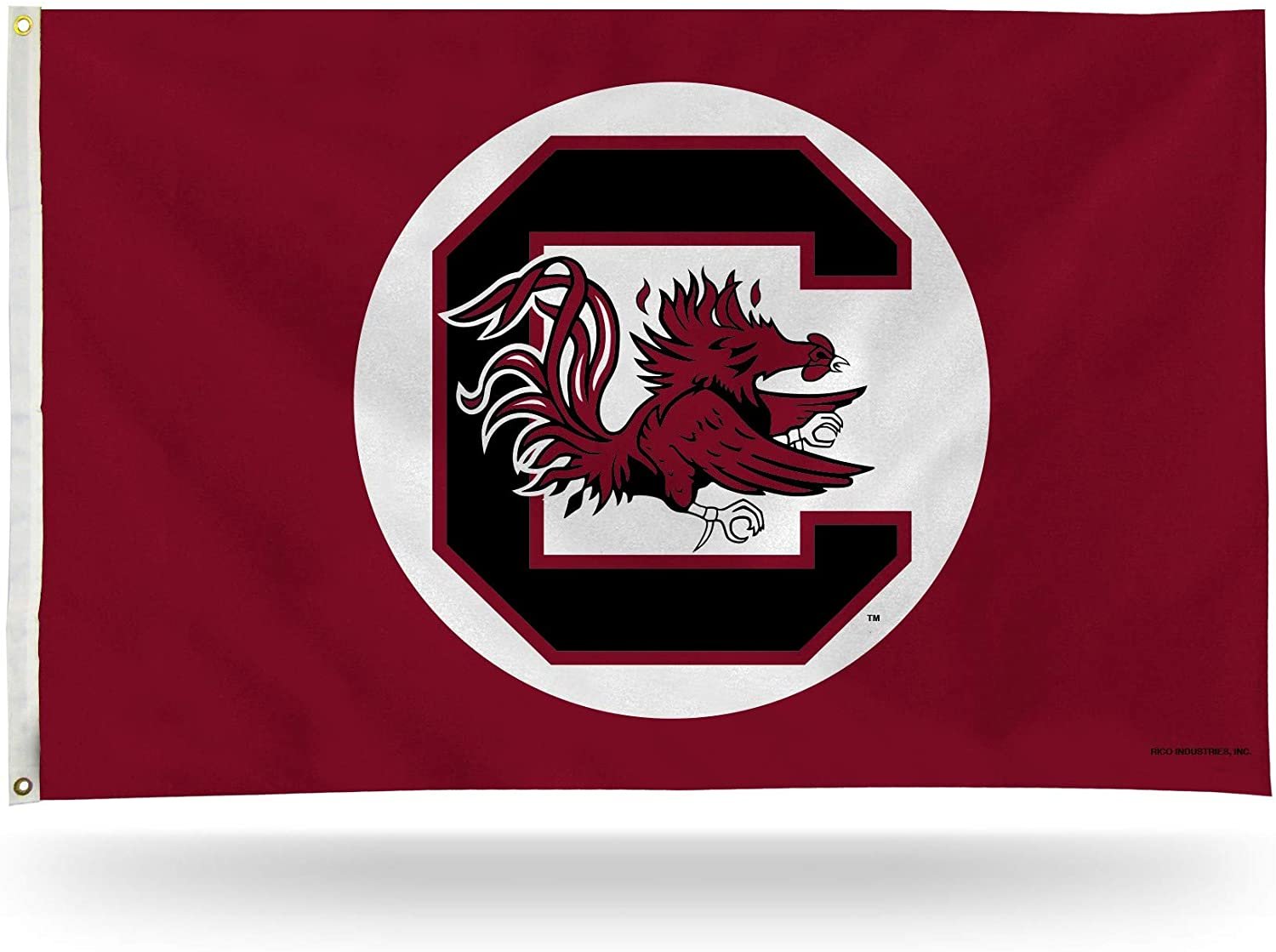 University of South Carolina Gamecocks Premium 3x5 Feet Flag Banner, Logo Design, Metal Grommets, Outdoor Use, Single Sided 1