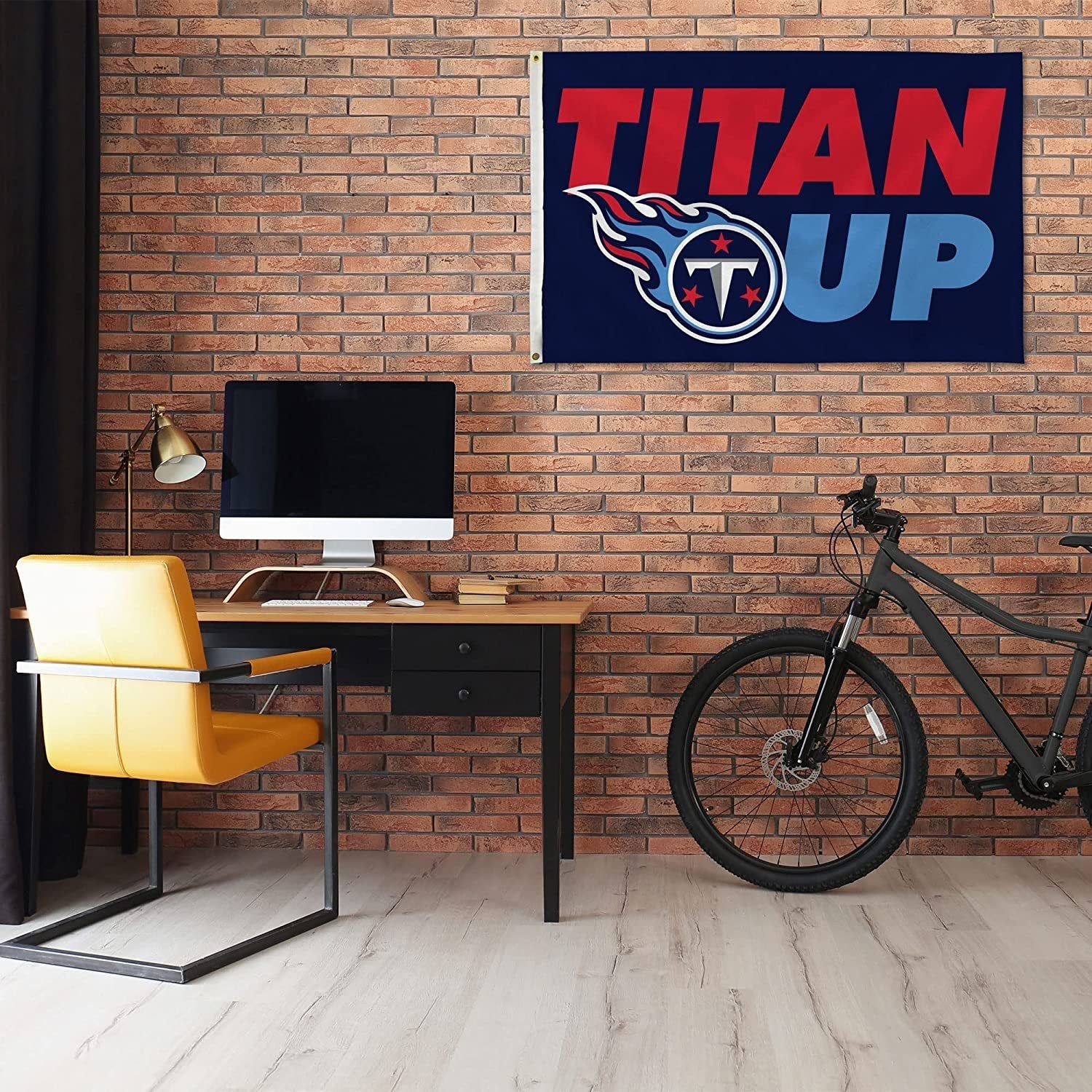 Tennessee Titans 3x5 Foot Banner Flag Single Sided Indoor Outdoor Metal Grommets 2