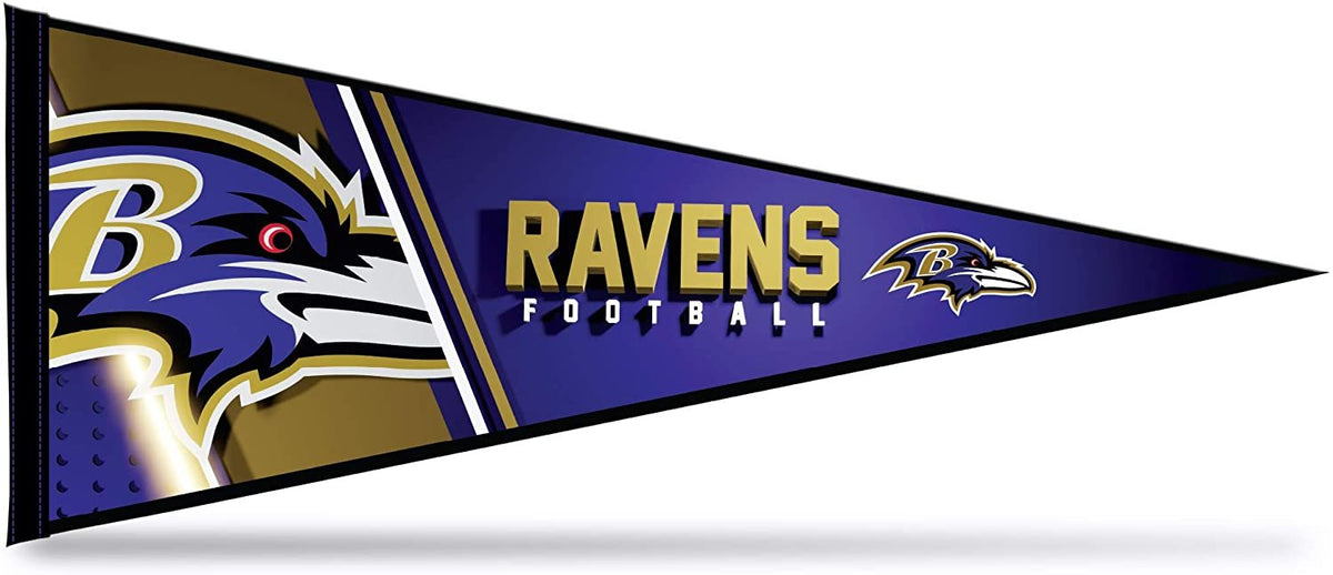 Baltimore Ravens Pennant 12x30 Inch Soft Felt