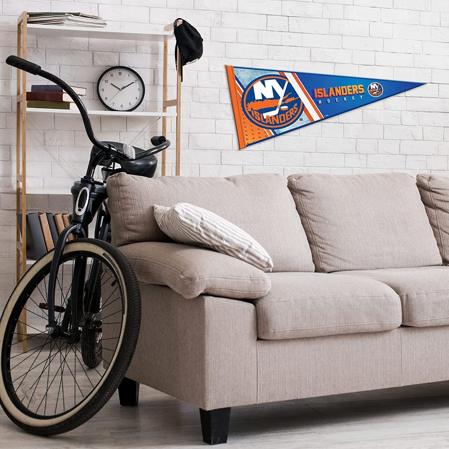 Rico Industries NHL New York Islanders 12" X 30" Soft Felt Pennant - Home/Wall Décor 3
