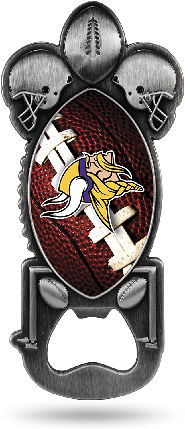 Minnesota Vikings Bottle Opener Magnet Metal Pewter Party Starter