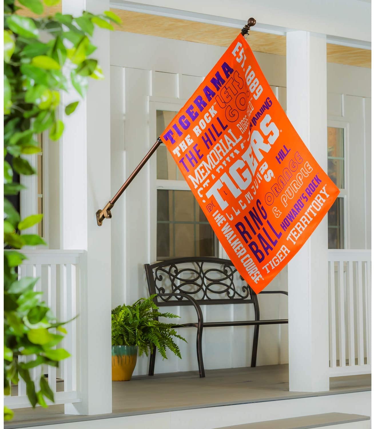 Clemson Tigers Fan Rules Banner Flag 28x44 Inch Double Sided University 4