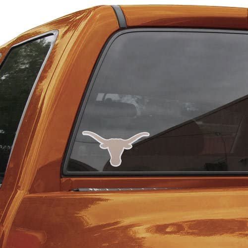 University of Texas Longhorns 8 Inch Preforated Window Film Decal Sticker, One-Way Vision, Adhesive Backing 1