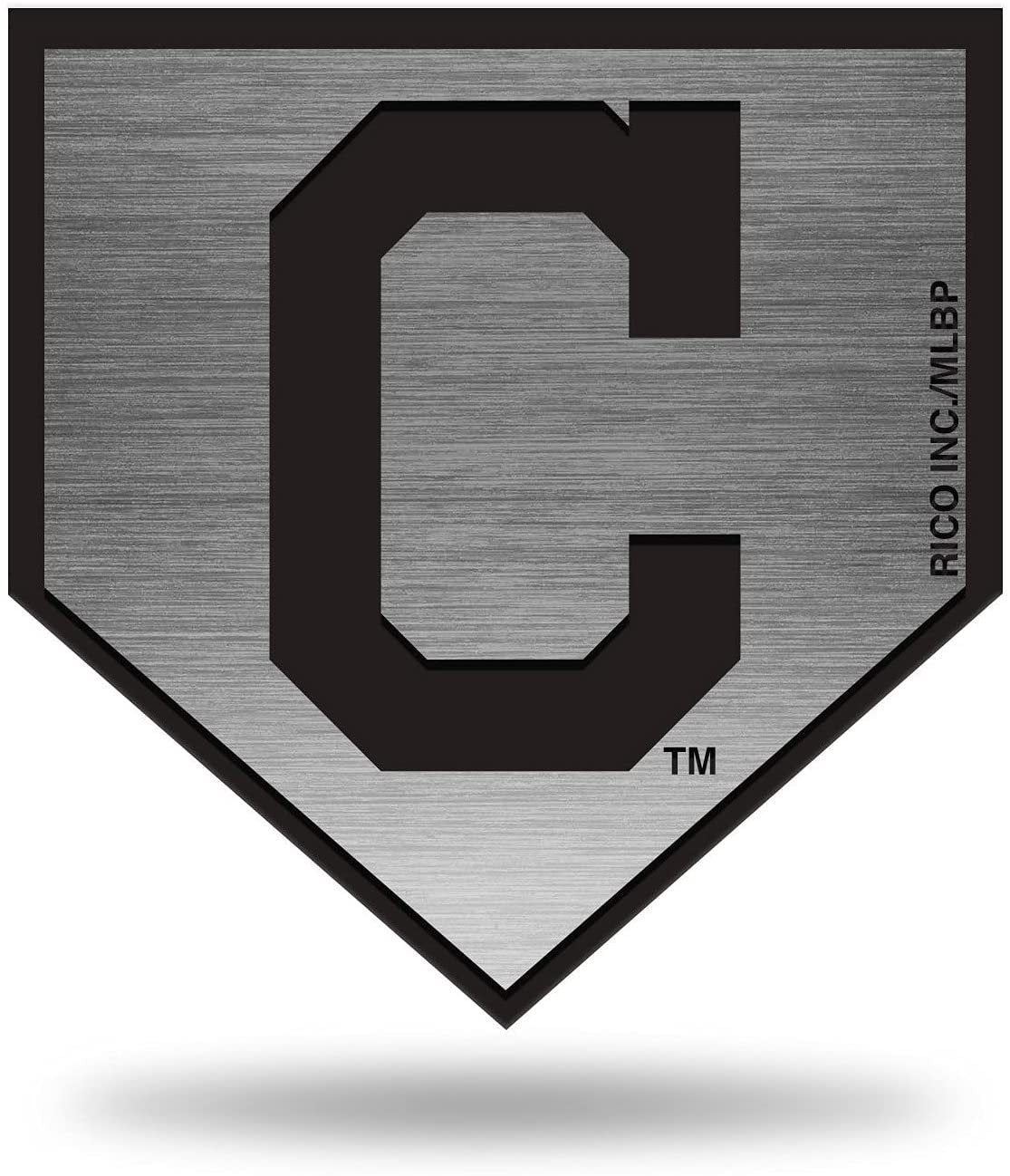 Cleveland Indians Guardians Auto Emblem Decal Premium Solid Metal Antique Nickel Design Raised Baseball 1