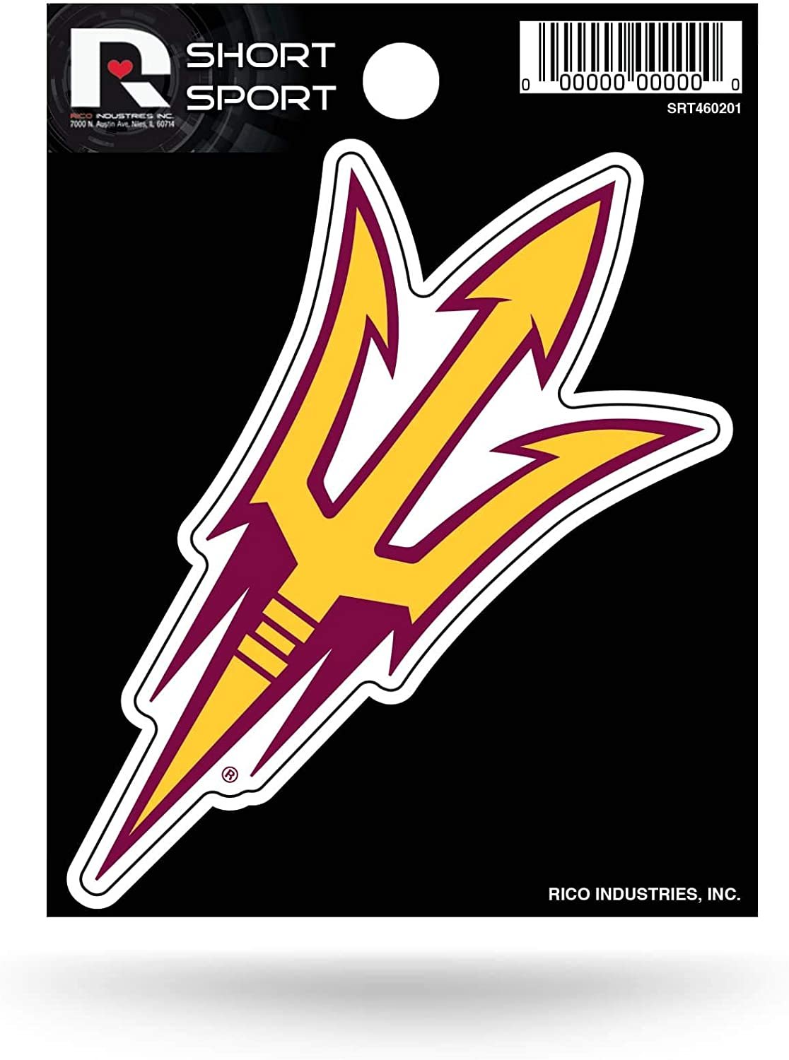 Arizona State University Sun Devils 3 Inch Decal Sticker Die Cut Flat Vinyl Full Adhesive Backing 1