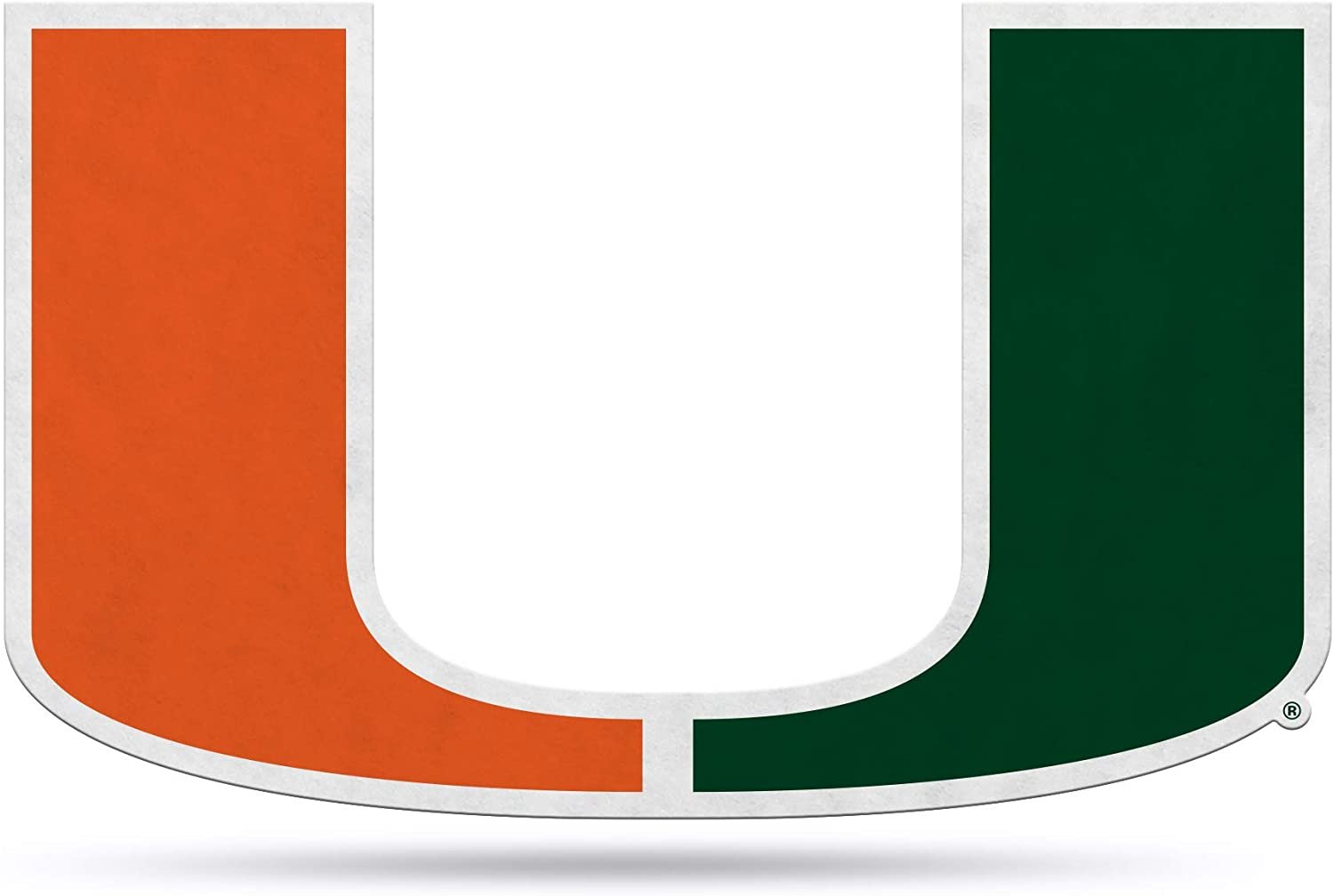 Miami Hurricanes Pennant  Primary Logo 18 Inch Soft Felt University of 1