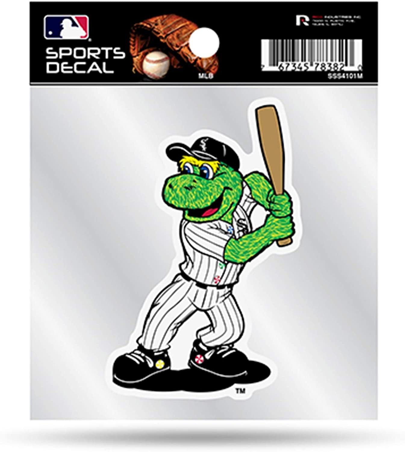 Chicago White Sox Mascot Logo Premium 4x4 Decal with Clear Backing Flat Vinyl Auto Home Sticker Baseball 1