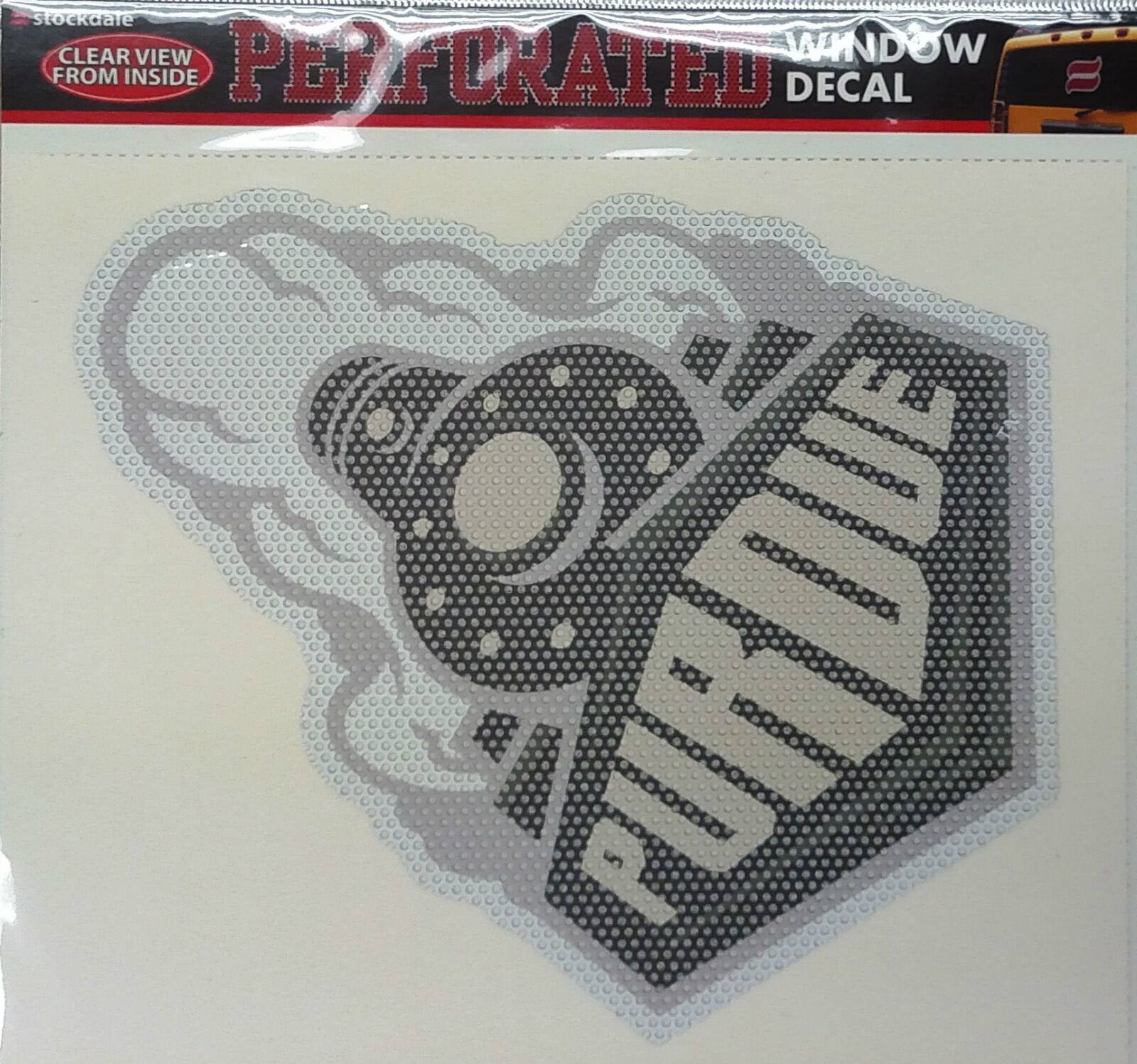 Purdue University Boilermakers 8 Inch Preforated Window Film Decal Sticker, One-Way Vision, Adhesive Backing 1
