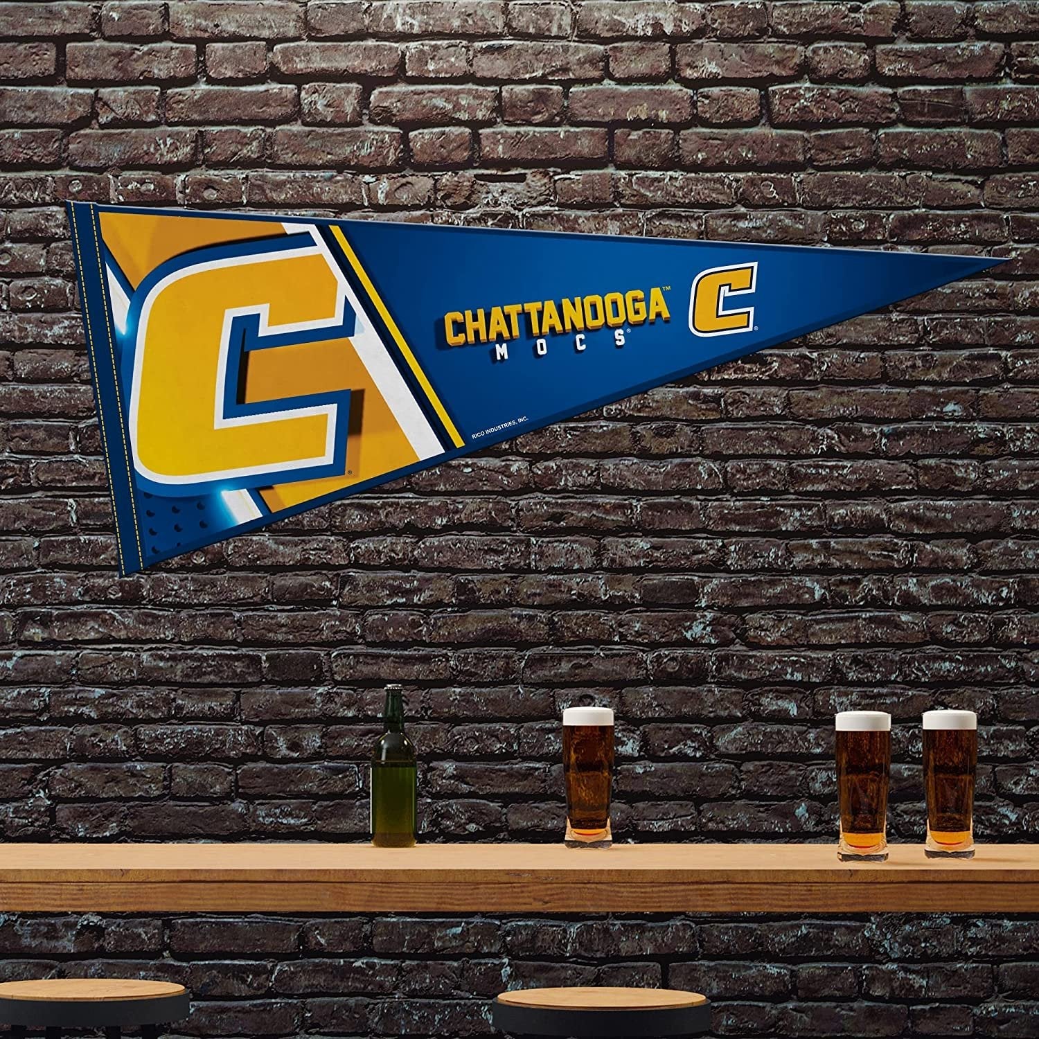 University of Tennessee Chattanooga Mocs Soft Felt Pennant, 12x30 Inch 2