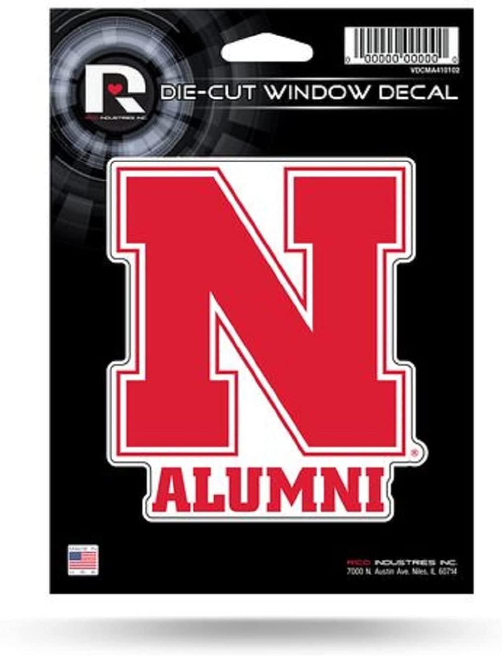 Nebraska Cornhuskers Alumni 5" Decal Sticker Flat Vinyl Die Cut Auto Home Emblem University of 1