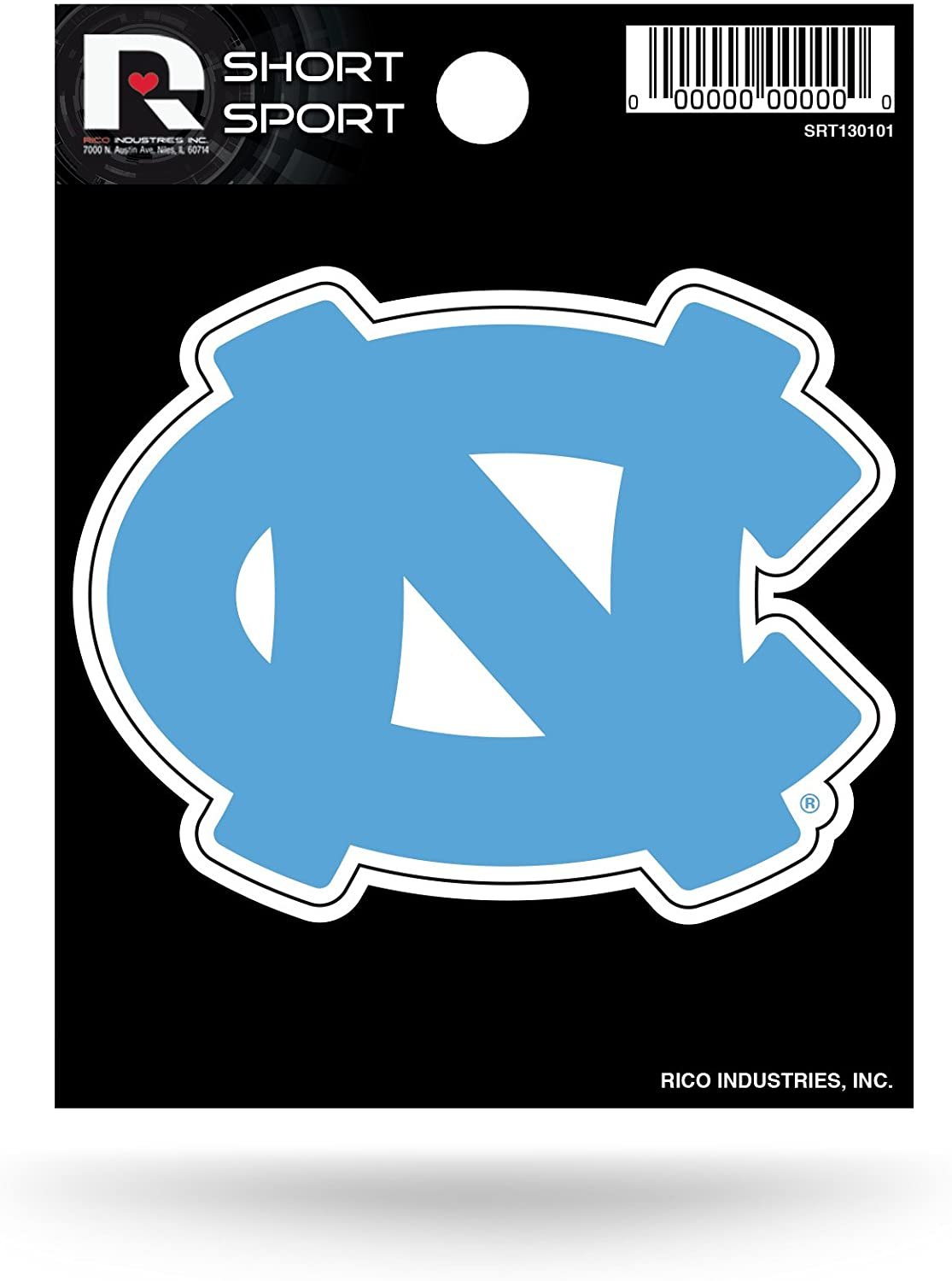 University of North Carolina Tar Heels 3 Inch Decal Sticker Die Cut Flat Vinyl Full Adhesive Backing